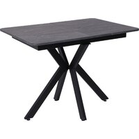 Lepremo AV 1212 МДФ раздвижной 1000-1300x700 (мрамор Пьетра графитовый/черный)