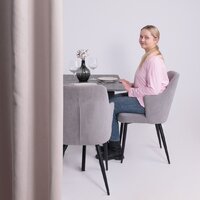 Lepremo AV 1212 МДФ раздвижной 1000-1300x700 (мрамор Пьетра графитовый/черный) Image #2