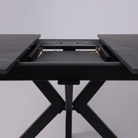 Lepremo AV 1212 МДФ раздвижной 1000-1300x700 (мрамор Пьетра графитовый/черный) Image #14