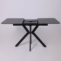 Lepremo AV 1212 МДФ раздвижной 1000-1300x700 (мрамор Пьетра графитовый/черный) Image #18