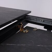 Lepremo AV 1212 МДФ раздвижной 1000-1300x700 (мрамор Пьетра графитовый/черный) Image #15