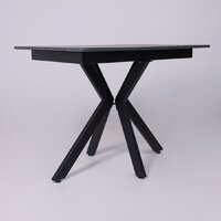 Lepremo AV 1212 МДФ раздвижной 1000-1300x700 (мрамор Пьетра графитовый/черный) Image #8