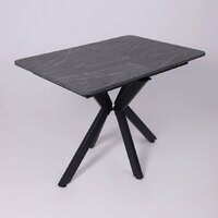 Lepremo AV 1212 МДФ раздвижной 1000-1300x700 (мрамор Пьетра графитовый/черный) Image #7