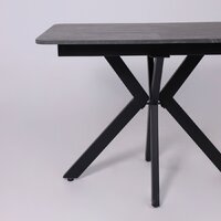 Lepremo AV 1212 МДФ раздвижной 1000-1300x700 (мрамор Пьетра графитовый/черный) Image #10