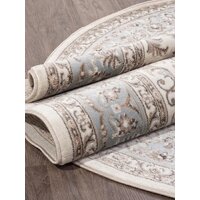 Merinos Valencia Deluxe F014-OVAL-CREAM-L.BLUE (1.5х2.3) Image #3