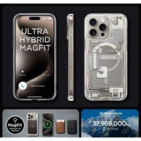 Spigen Ultra Hybrid Zero One (MagFit) для iPhone 15 Pro ACS07216 (серый/разноцветный) Image #9