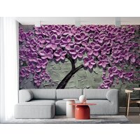 ФабрикаФресок Фиолетовое дерево 164280 (400x280) Image #4