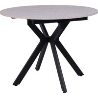 Lepremo AV 1106 МДФ раздвижной D1000-1350x750 (Азул Оникс/черный)