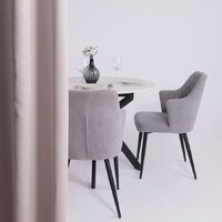 Lepremo AV 1106 МДФ раздвижной D1000-1350x750 (Азул Оникс/черный) Image #3