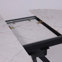 Lepremo AV 1106 МДФ раздвижной D1000-1350x750 (Азул Оникс/черный) Image #10