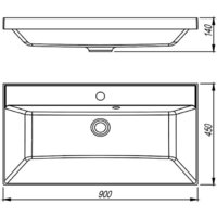 Florentina Астория 900 (белый) Image #2