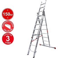 Новая высота NV 323 трёхсекционная профессиональная 3x8 ступеней