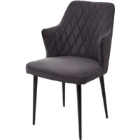 M-City Herman 461MC05394 (темно-серый велюр/черный)