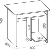 Сокол КСТ-21.1 (дуб сонома) Image #3