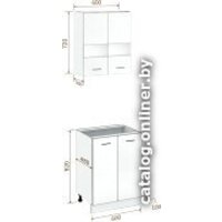 Кортекс-мебель Корнелия Экстра 60р2д без столешницы (дуб сонома) Image #2