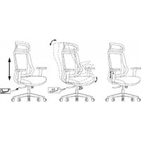 Бюрократ MC-412N-H (черный, сетка) Image #13
