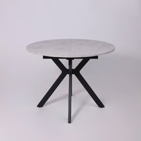 Lepremo AV 1106 МДФ раздвижной D1000-1350x750 (Ароза светлая/черный) Image #14