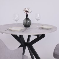 Lepremo AV 1106 МДФ раздвижной D1000-1350x750 (Ароза светлая/черный) Image #5