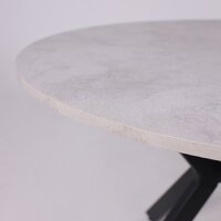 Lepremo AV 1106 МДФ раздвижной D1000-1350x750 (Ароза светлая/черный) Image #9