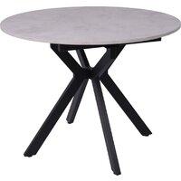 Lepremo AV 1106 МДФ раздвижной D1000-1350x750 (Ароза светлая/черный)