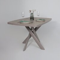 Мамадома Leonel-130 раздвижной 130-165х85 (бежевый камень-hpl/капучино) Image #6