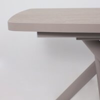 Мамадома Leonel-130 раздвижной 130-165х85 (бежевый камень-hpl/капучино) Image #12