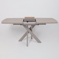 Мамадома Leonel-130 раздвижной 130-165х85 (бежевый камень-hpl/капучино) Image #20