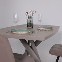 Мамадома Leonel-130 раздвижной 130-165х85 (бежевый камень-hpl/капучино) Image #5