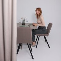 Мамадома Leonel-130 раздвижной 130-165х85 (бежевый камень-hpl/капучино) Image #2