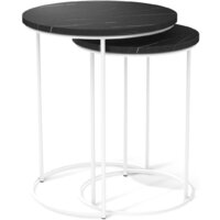 Sheffilton SHT-CT7 (камень пьетра черный/белый муар)