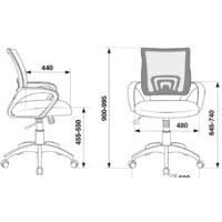 Бюрократ CH-695N/BLACK (черный) Image #5