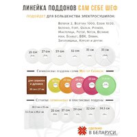 Сам Себе Шеф пластиковый сплошной и сетчатый 32 см (30 шт) Image #5