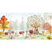 ФабрикаФресок Детские Сказочный лес 755270 (500x270)