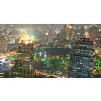 ФабрикаФресок Ночной Город. Ночной Бангкок. Азия 1104270 (400x270) Image #2