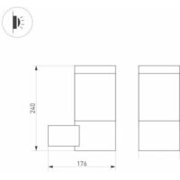 Arlight LGD-STEM-WALL-10W Warm3000 029985 Image #3