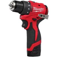 Milwaukee M12 BLDDRC-202C 4933499686 (с 2-мя АКБ, кейс)