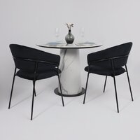 Lepremo AV 1317 HPL+МДФ 1000 (мрамор белый/черный) Image #5