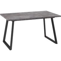 Мамадома Loft-140 раздвижной 140-180х85 (дымчатая керамика/черный)