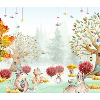 ФабрикаФресок Детские Сказочный лес 753270 (300x270)