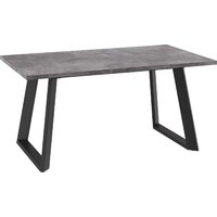 Мамадома Loft lux-160 раздвижной 160-205х90 (дымчатая керамика/черный)