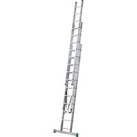 Новая высота NV 223 алюминиевая трёхсекционная 3x11 ступеней Image #5