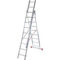 Новая высота NV 223 алюминиевая трёхсекционная 3x11 ступеней Image #2