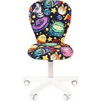 CHAIRMAN Kids 105 (ткань, белый пластик/нло) Image #2