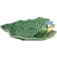 Bordallo Pinheiro Sardinheira Лист с синей птицей 65002705