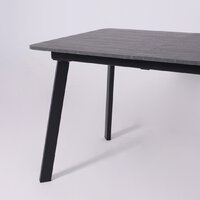 Lepremo AV 1209/1 МДФ раздвижной 1200-1600x800 (мрамор Пьетра графитовый/черный) Image #10