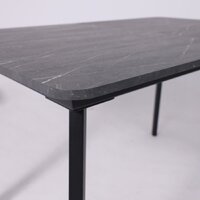 Lepremo AV 1209/1 МДФ раздвижной 1200-1600x800 (мрамор Пьетра графитовый/черный) Image #11