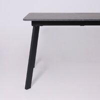 Lepremo AV 1209/1 МДФ раздвижной 1200-1600x800 (мрамор Пьетра графитовый/черный) Image #9