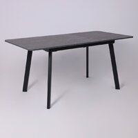 Lepremo AV 1209/1 МДФ раздвижной 1200-1600x800 (мрамор Пьетра графитовый/черный) Image #15