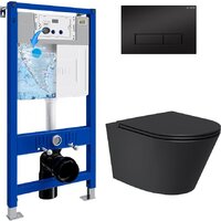 Lauter Longer 2110822 + 21901002 (кнопка узкая, черный/черный)