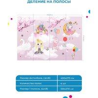 ФабрикаФресок Детские Принцессы на облаках 624270 (400x270) Image #5